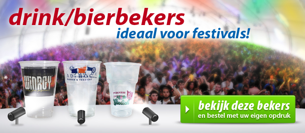 Bierglazen met bedrukking